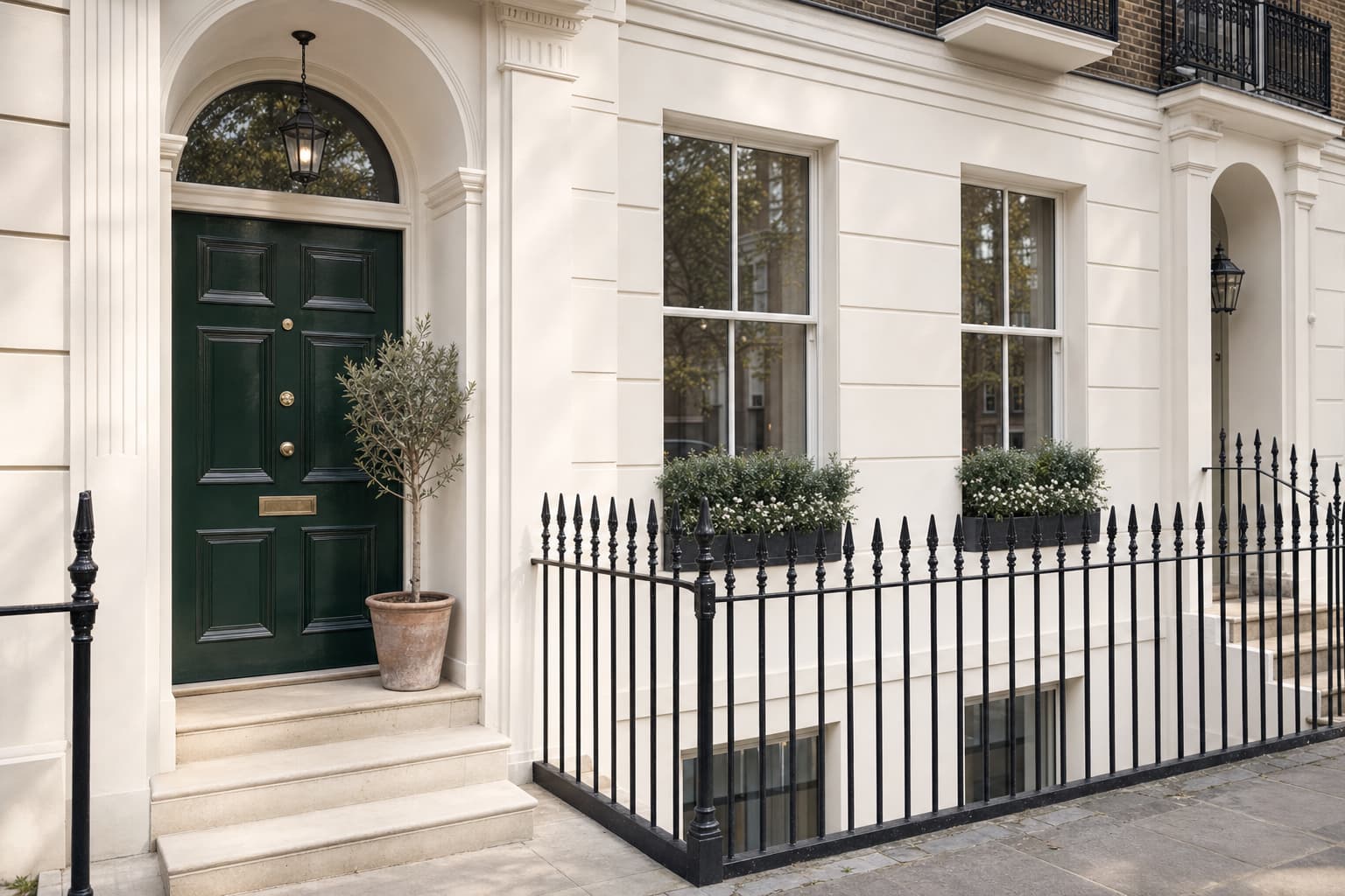 Illustrative exterior painting in london